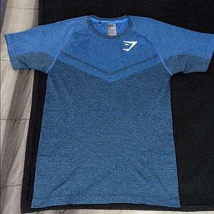 Gymshark Blue Short Sleeve Tee Athletic Style